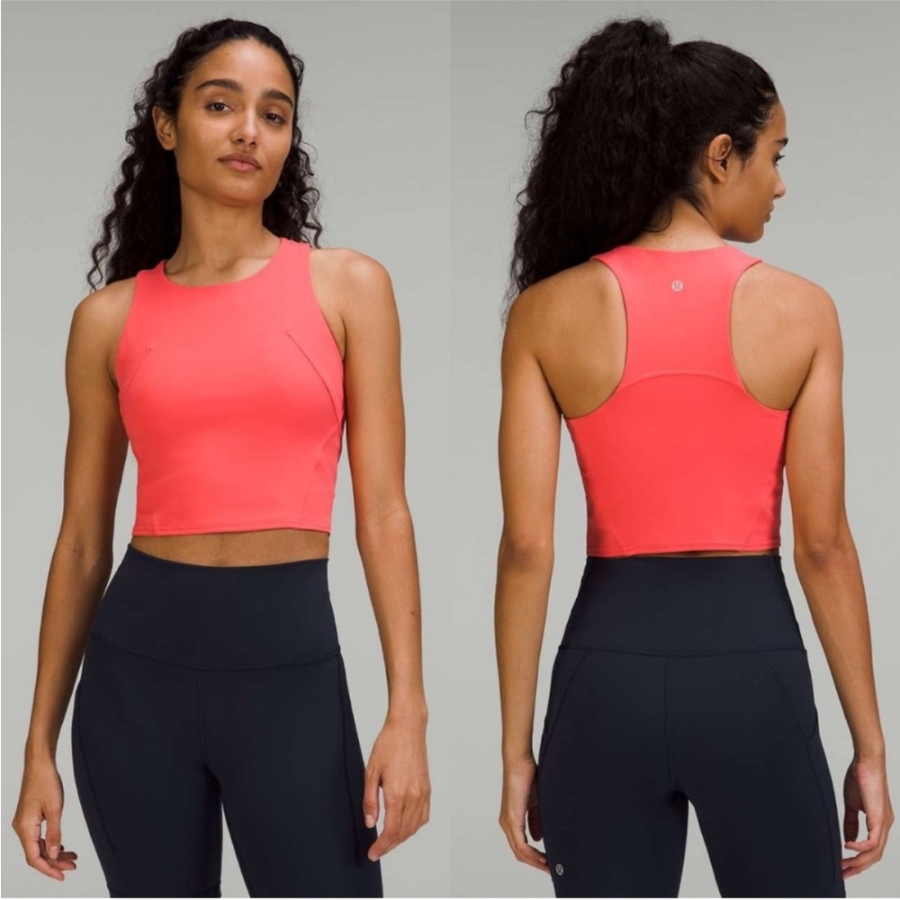 LULULEMON invigorate training tank top in pale rasberry